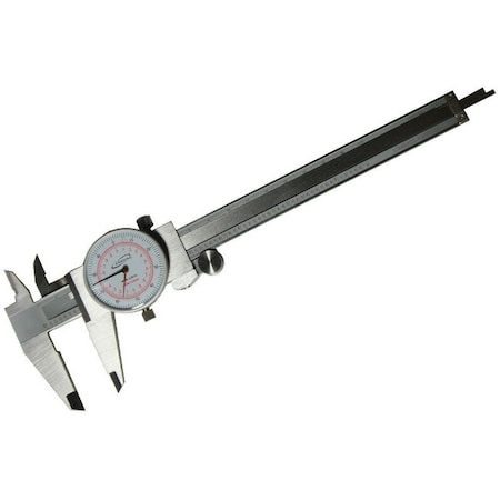Igaging Inch & Metric Dial Caliper, 6" - 100-156 100-156
